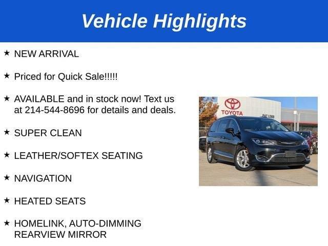 used 2018 Chrysler Pacifica car, priced at $21,481