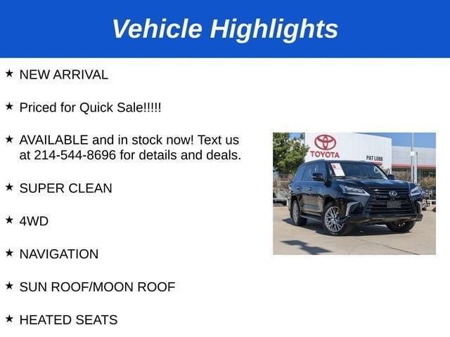 used 2019 Lexus LX 570 car, priced at $57,484