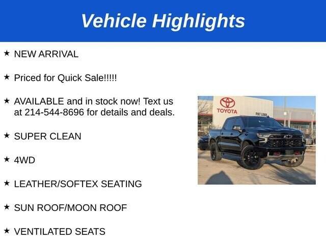 used 2023 Chevrolet Silverado 1500 car, priced at $60,481