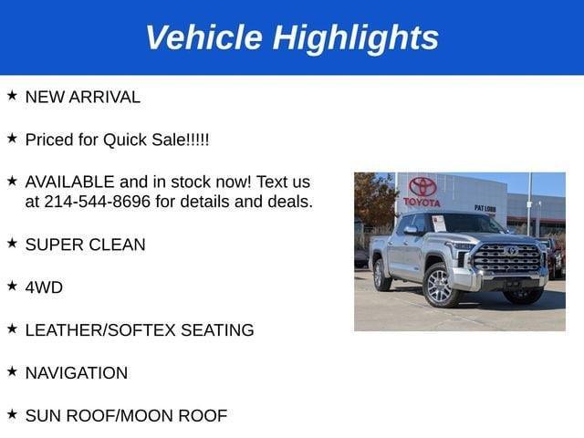 used 2024 Toyota Tundra Hybrid car, priced at $65,982