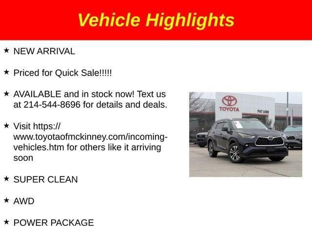 used 2022 Toyota Highlander car, priced at $34,984