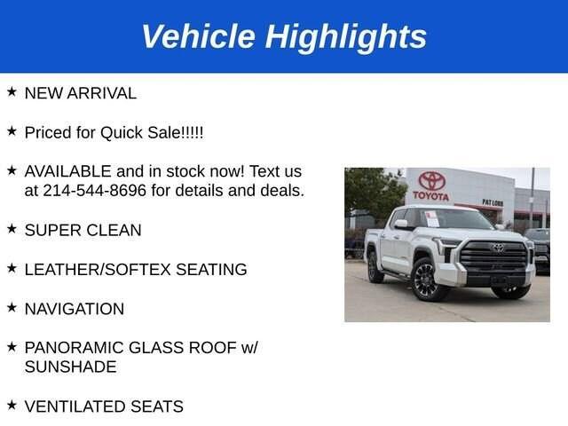 used 2024 Toyota Tundra Hybrid car, priced at $55,481