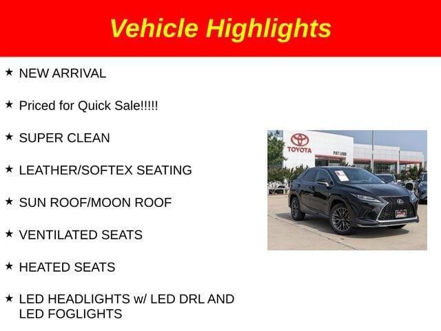 used 2020 Lexus RX 350 car, priced at $40,662