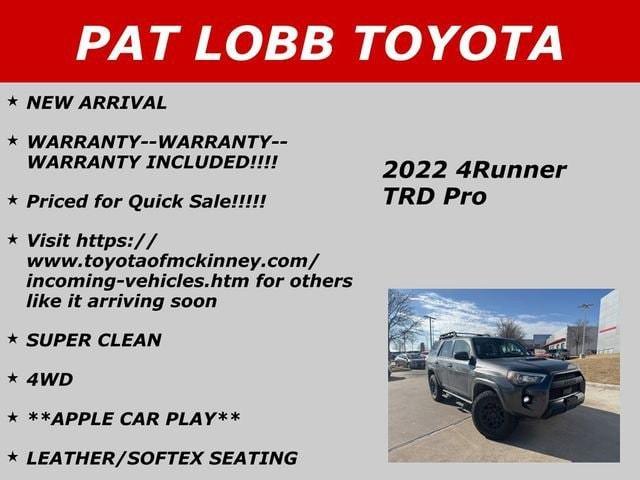 used 2022 Toyota 4Runner car, priced at $52,816