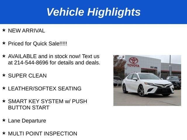 used 2019 Toyota Camry car, priced at $23,681