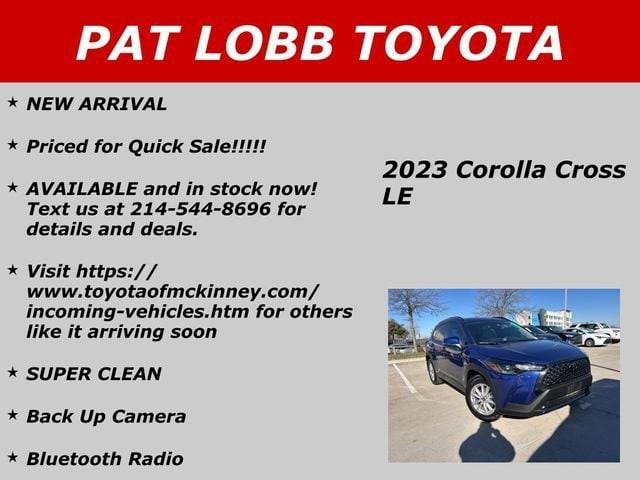 used 2023 Toyota Corolla Cross car, priced at $25,156