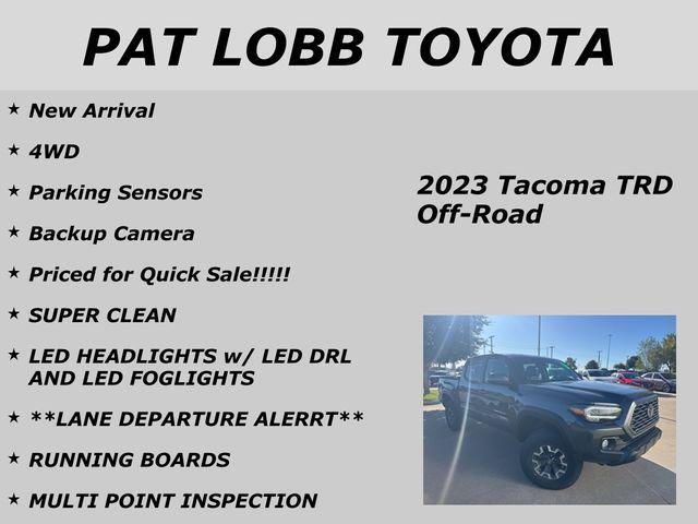 used 2023 Toyota Tacoma car, priced at $36,597