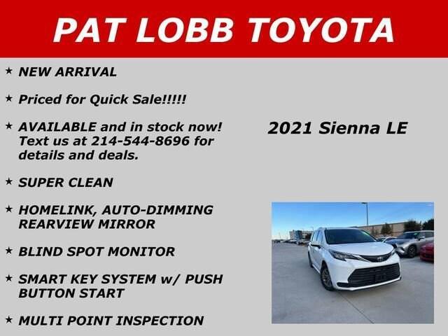 used 2021 Toyota Sienna car, priced at $32,431