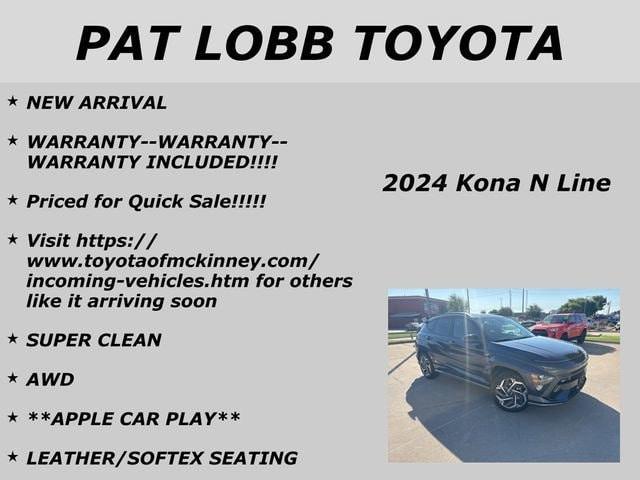 used 2024 Hyundai Kona car, priced at $28,644
