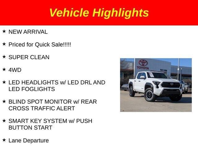 used 2024 Toyota Tacoma car, priced at $42,706