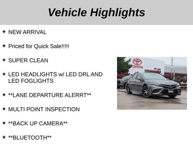 used 2023 Toyota Camry car, priced at $22,942