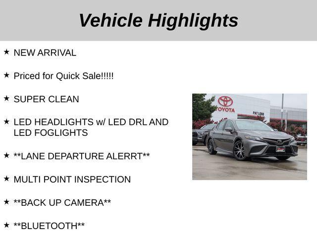 used 2023 Toyota Camry car, priced at $23,377