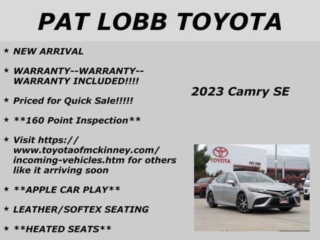 used 2023 Toyota Camry car, priced at $24,630