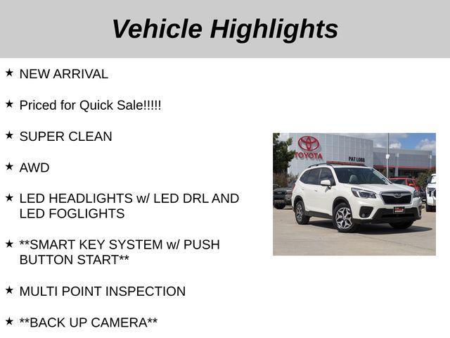 used 2021 Subaru Forester car, priced at $20,384