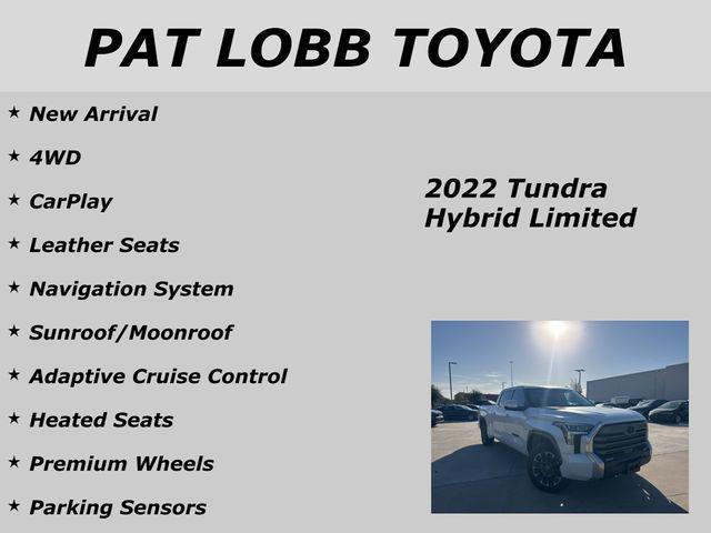used 2022 Toyota Tundra Hybrid car, priced at $49,974