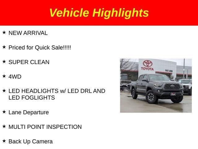 used 2022 Toyota Tacoma car, priced at $38,377