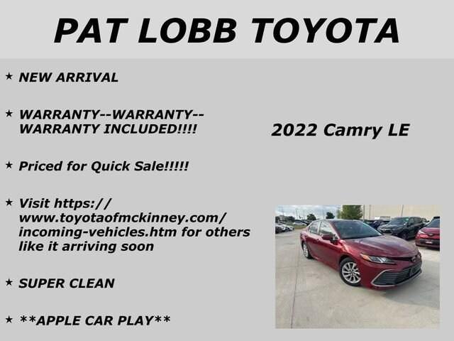 used 2022 Toyota Camry car, priced at $23,901