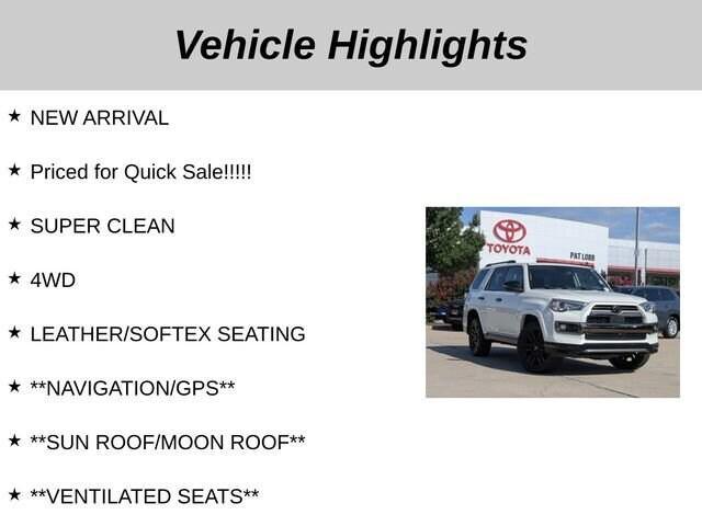 used 2021 Toyota 4Runner car, priced at $41,901