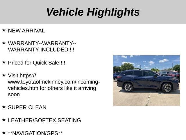 used 2020 Toyota Highlander car, priced at $32,826
