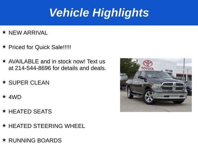 used 2018 Ram 1500 car, priced at $21,481