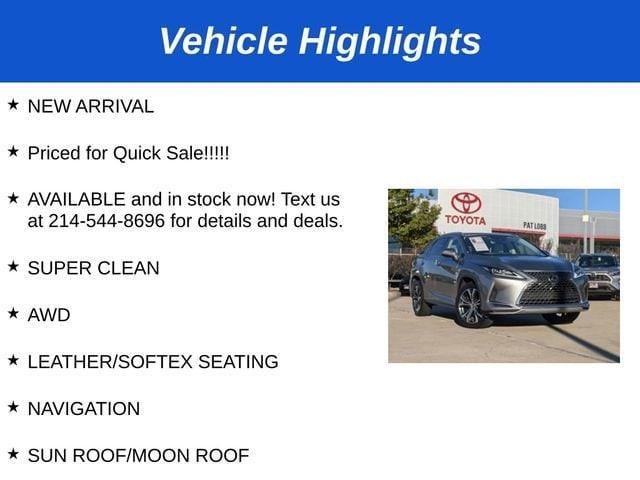 used 2022 Lexus RX 350 car, priced at $43,481