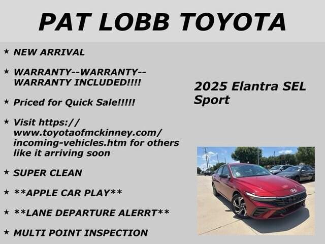 used 2025 Hyundai Elantra car, priced at $22,721