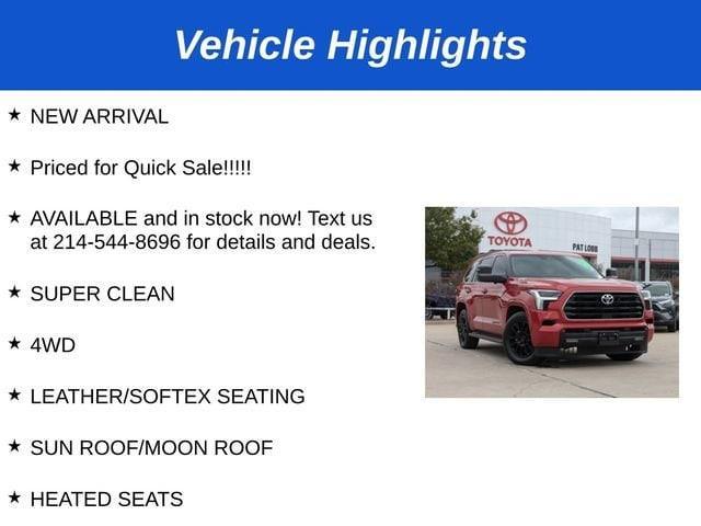 used 2023 Toyota Sequoia car, priced at $72,481