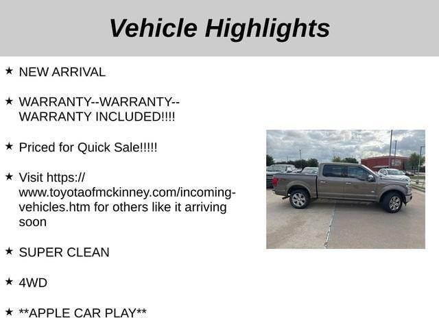used 2018 Ford F-150 car, priced at $34,949