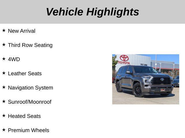 used 2024 Toyota Sequoia car, priced at $68,850