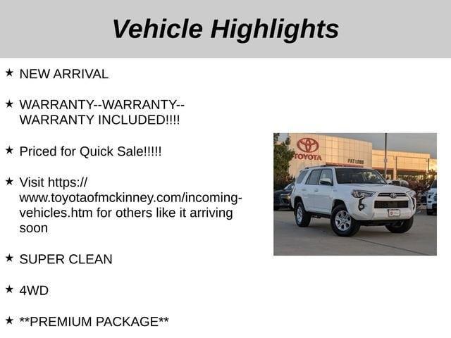 used 2022 Toyota 4Runner car, priced at $43,722