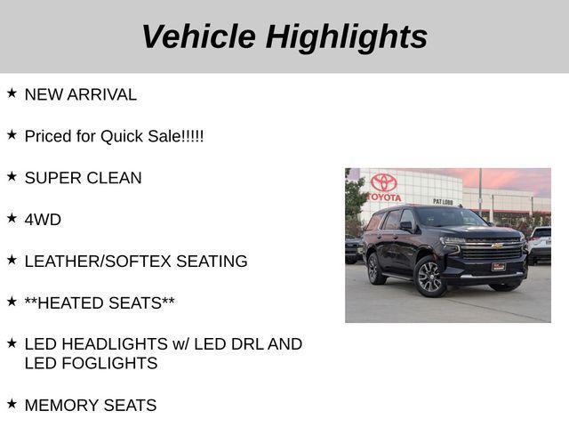 used 2023 Chevrolet Tahoe car, priced at $47,987