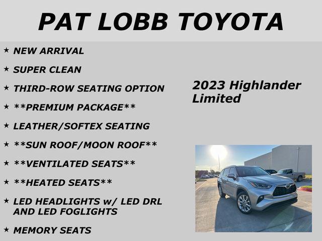 used 2023 Toyota Highlander car, priced at $41,317