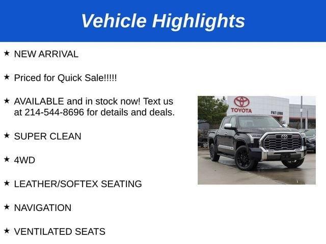 used 2023 Toyota Tundra car, priced at $54,981