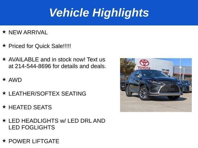 used 2022 Lexus RX 350 car, priced at $45,981