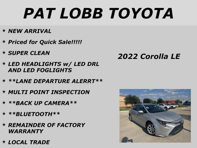 used 2022 Toyota Corolla car, priced at $19,446