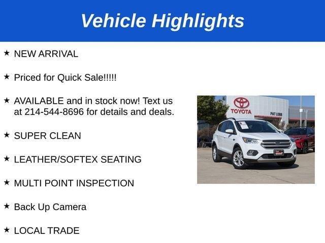 used 2018 Ford Escape car, priced at $13,891