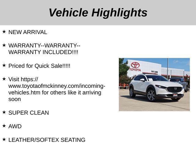 used 2023 Mazda CX-30 car, priced at $24,166