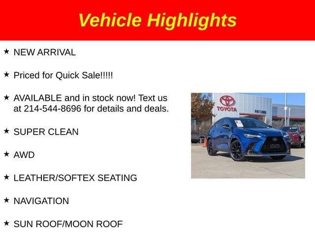 used 2024 Lexus NX 350 car, priced at $48,481