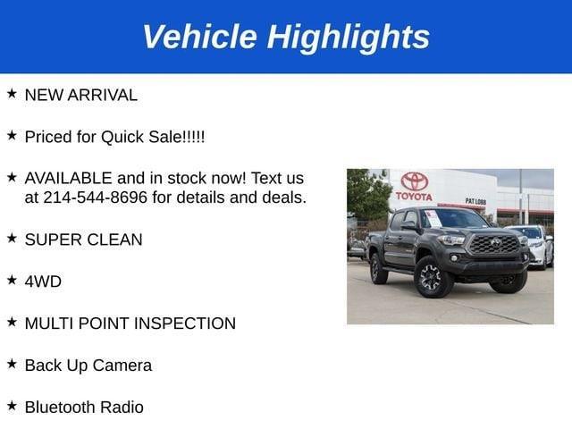 used 2022 Toyota Tacoma car, priced at $40,481