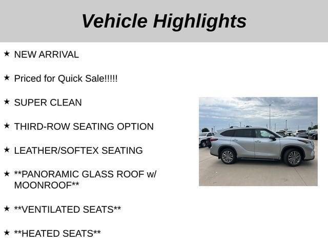 used 2023 Toyota Highlander Hybrid car, priced at $48,986