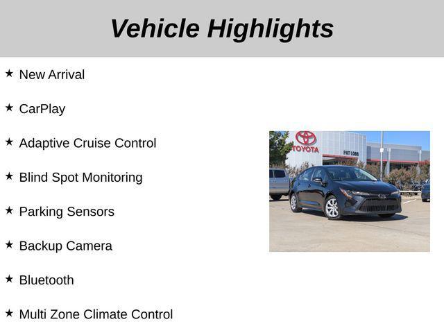used 2022 Toyota Corolla car, priced at $18,465