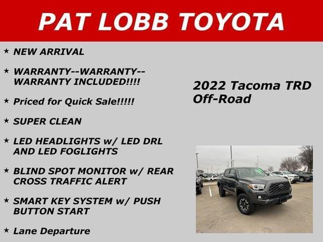 used 2022 Toyota Tacoma car, priced at $36,629