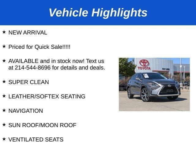 used 2016 Lexus RX 350 car, priced at $23,981