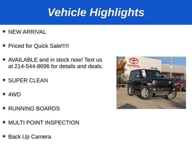 used 2021 Jeep Wrangler car, priced at $29,481