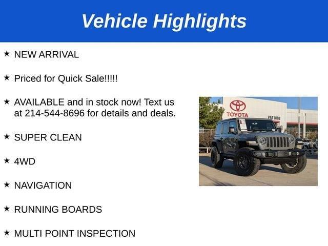 used 2022 Jeep Wrangler Unlimited car, priced at $42,982