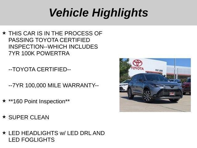 used 2024 Toyota Corolla Cross Hybrid car, priced at $28,950