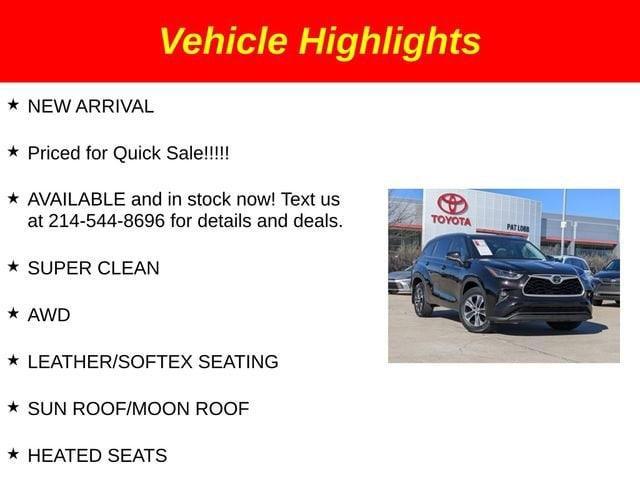 used 2021 Toyota Highlander car, priced at $35,481