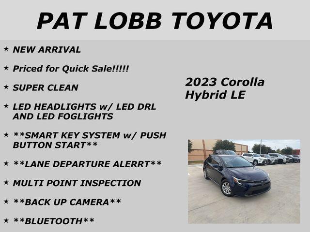 used 2023 Toyota Corolla Hybrid car, priced at $19,675