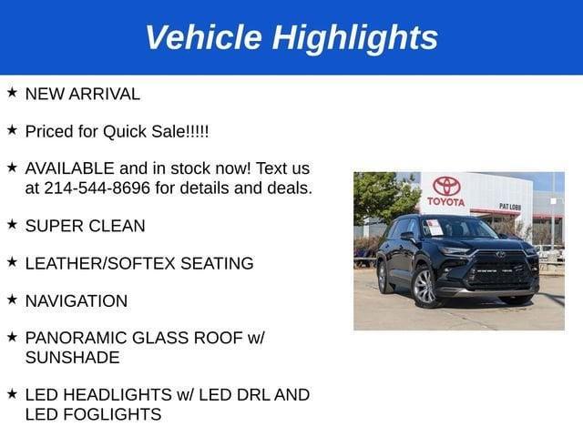 used 2024 Toyota Grand Highlander car, priced at $49,281