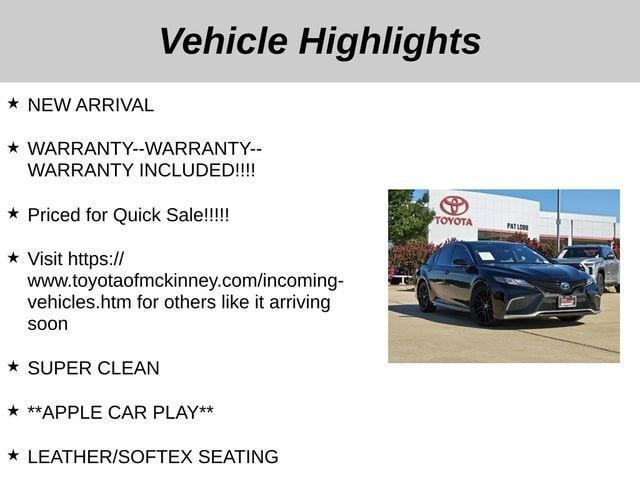 used 2022 Toyota Camry Hybrid car, priced at $26,376